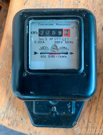 contatore elettrico vintage