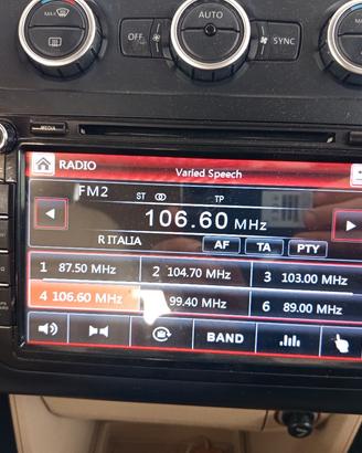 autoradio vw touran-golf