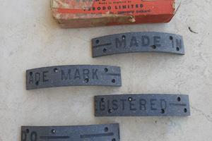 Segmenti freno FERODO originali d'epoca NOS 130mm