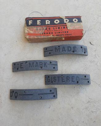 Segmenti freno FERODO originali d'epoca NOS 130mm