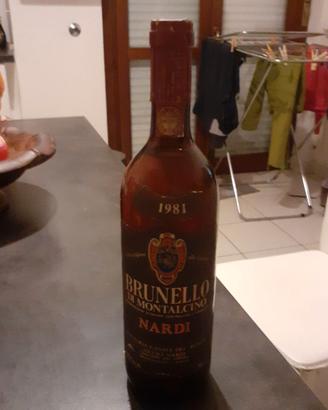 Brunello di montalcino  1981 di NARDI