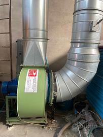 Aspiratore aria centrifugo industriale