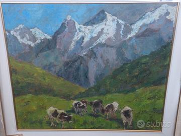Dipinto a olio  Valle D'Aosta - Caty Torta