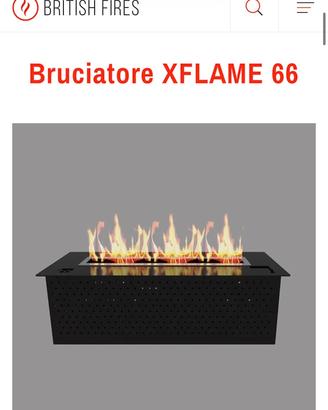 Camino bio etanolo elettronico x flame 66