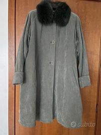 Cappotto alcantara donna
