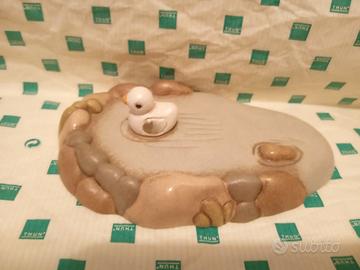 Laghetto Con Oca Presepe Della Famiglia  Thun