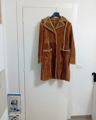 cappotto di montone lungo da donna 