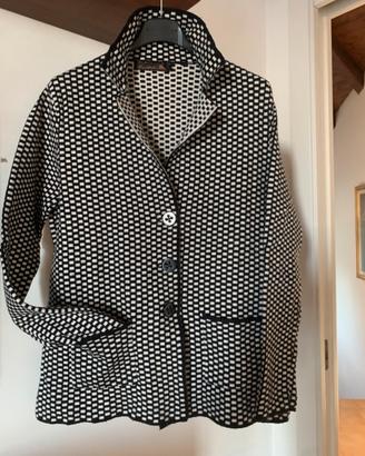 Cardigan giacca donna M motivo grometrico