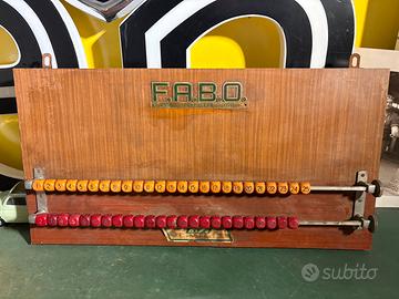 Segnapunti biliardo Fabo corporeno ferrara vintage