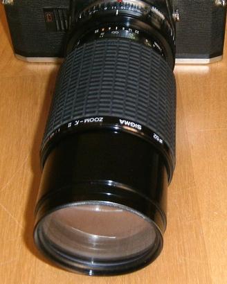 Sigma 70-210 macro f4.5 Attacco Olympus