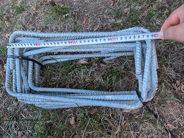 ferro zincato per muro pareti per costruzioni