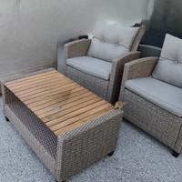 poltrone in polyrattan