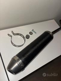 Silenziatore giannelli in carbonio per hm 50