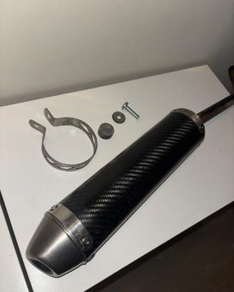 Silenziatore giannelli in carbonio per hm 50