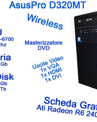 PC  i7-6700 DDR4 16Gb SSD 480 Gb+Sata 2 Tb R7 240