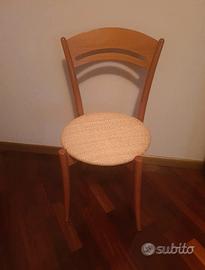 Set tavolo allungabile+sedie ciliegio. IMBALLATO