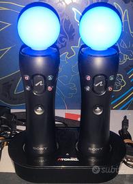 Coppia Controller Telecomandi Sony PS Move PS4 PS5