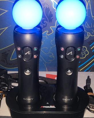 Coppia Controller Telecomandi Sony PS Move PS4 PS5