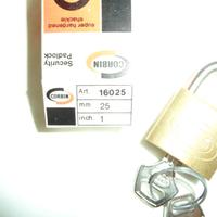 Lucchetti corbin acciao 25 mm gancio supertemperat