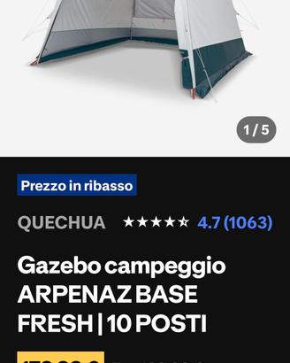 Gazebo campeggio