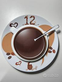 Orologio da parete Brandani tazzina caffè