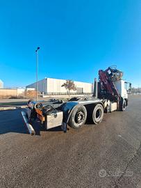 IVECO MAGIRUS 260E27 GRU + GANCIO SCARRABILE CASSE