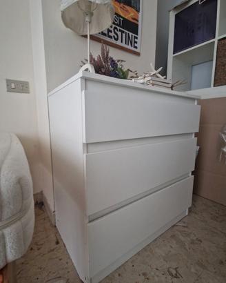 Cassettiera bianca buono stato