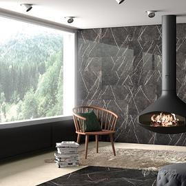 Piastrella 59,3x59,3 Hope-R Negro Arcana