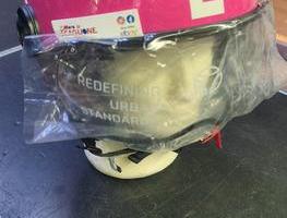 CASCO MOMO DESIGN FGTR CLASSIC CANDY FUCSIA BIANCO