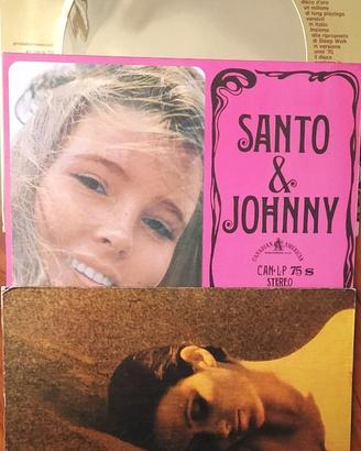 3 LP 1966-1975 Santo & Johnny incluso disco d'oro