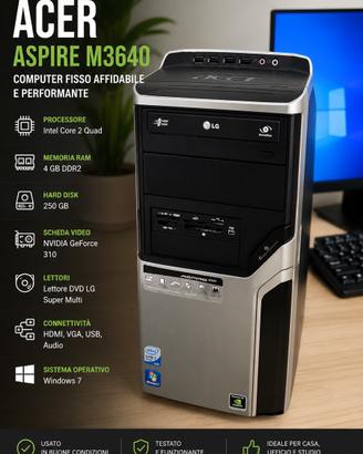 PC Fisso Acer Aspire M3640