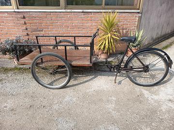 triciclo bicicletta d epoca panettiere doniselli