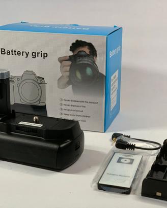 Battery grip con impugnatura verticale, per Canon