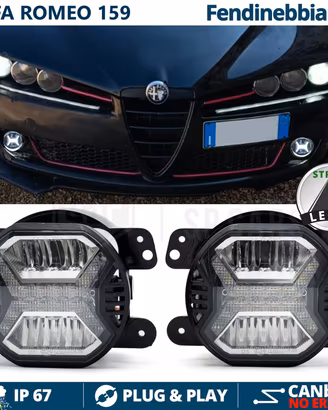 Fendinebbia LED per Jeep Alfa Romeo 159 OMOLOGATI