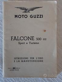 Moto Guzzi Falcone 500cc Libretto Istruzioni Vint