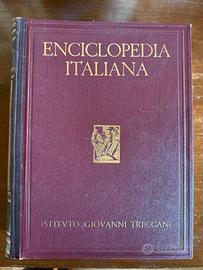 Enciclopedia Italiana Treccani prima edizione 1929