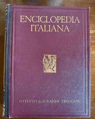 Enciclopedia Italiana Treccani prima edizione 1929