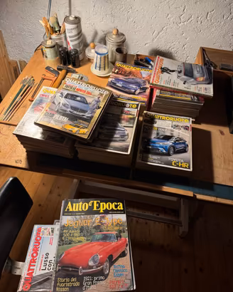 Lotto 100 riviste Quattroruote + Auto d'Epoca