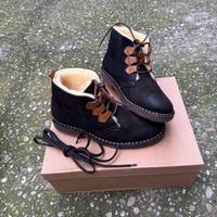 scarpe invernali in pelle