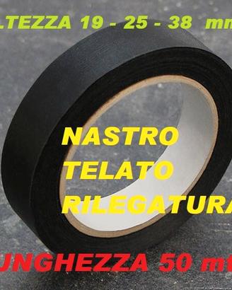 NASTRO ADESIVO CARTA TELATO RILEGATURA DOCUMENTI