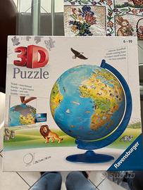 Puzzle mappamondo 3D
