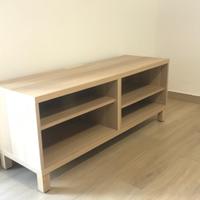 MOBILE PORTA TV IKEA, ROVERE CHIARO
