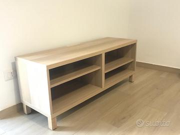 MOBILE PORTA TV IKEA, ROVERE CHIARO