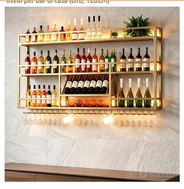 Espositore bottiglie per saloni e bar