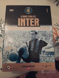 lotto dvd Grande Storia dell'Inter 1 2 3 4 7