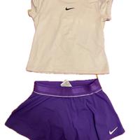 Completo tennis Nike DRI-FIT per bambina -Taglia M