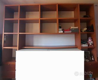 Libreria in ciliegio 