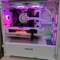 Pc gaming 7800x3D 32gb DDR5 RX 7800XT 850w WHITE