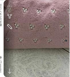 pochette rosa con pallini