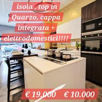 Cucina nuova con isola super scontata